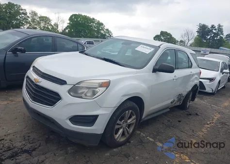 2016 Chevrolet Equinox Ls из США, поврежденный, VIN 2GNALBEK2G1124200